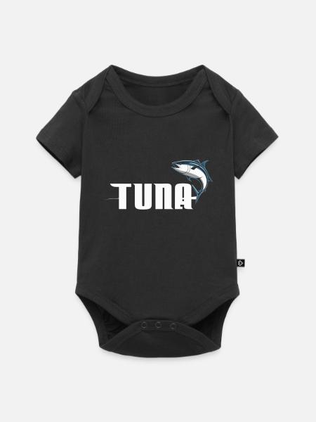 Thunfisch - Baby Premium Kurzarmbody - Schwarz