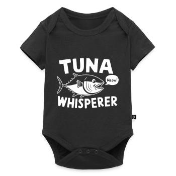 Thunfisch - Baby Premium Kurzarmbody - Schwarz - Vorne