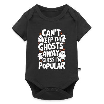 Appât fantôme Halloween Parapsychologie Paranormal - Body à manches courtes Premium Bébé - noir - Devant
