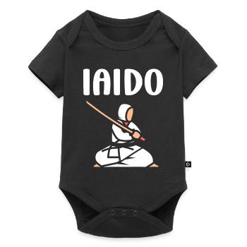 iaido - Baby Premium short-sleeve bodysuit - black - Front