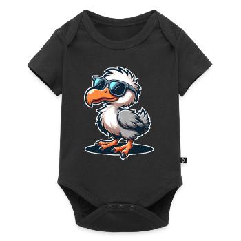Dodo - Baby Premium Kurzarmbody - Schwarz - Vorne
