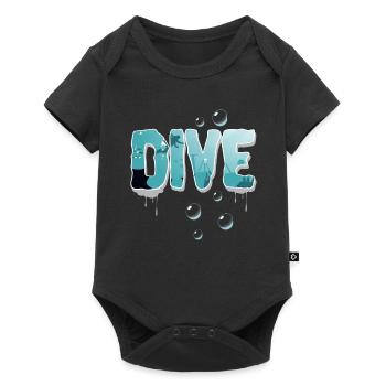 Taucher Tauchen - Baby Premium Kurzarmbody - Schwarz - Vorne