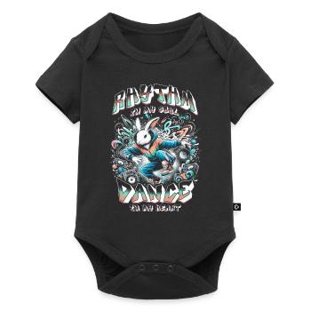 Breakdance B-boy Rhythm in My Soul - Baby Premium short-sleeve bodysuit - black - Front