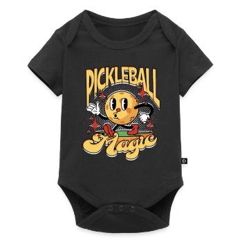 Pickleball Pickleball Magie - Body à manches courtes Premium Bébé - noir - Devant