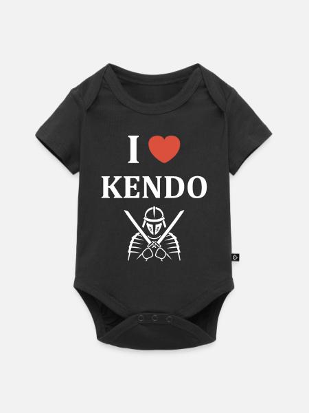 KENDO - Baby Premium short-sleeve bodysuit - black