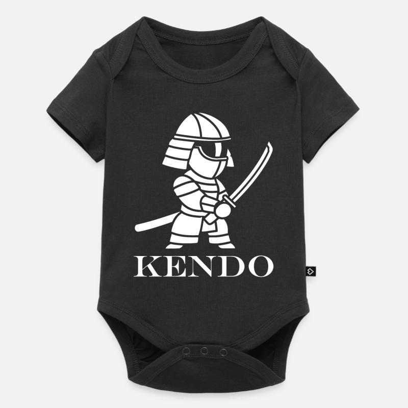 KENDO - Body à manches courtes Premium Bébé - noir
