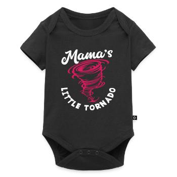 Mama's Little Tornado Storm Chaser - Baby Premium short-sleeve bodysuit - black - Front