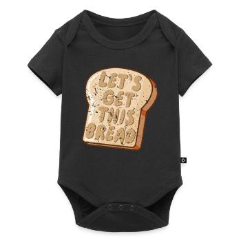 Lasst uns das Brot holen - Baby Premium Kurzarmbody - Schwarz - Vorne