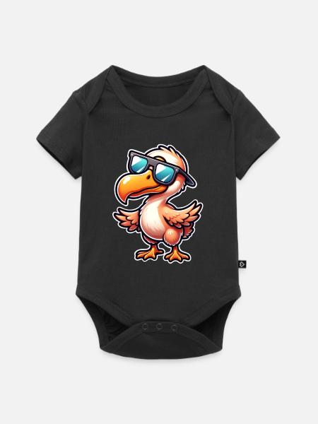 Dodo - Baby Premium Kurzarmbody - Schwarz