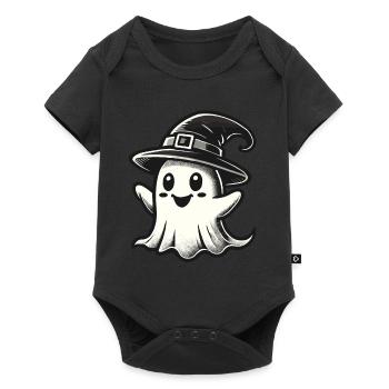 Funny Witch Ghost Spooky Party - Baby Premium short-sleeve bodysuit - black - Front