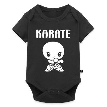 karate - Body à manches courtes Premium Bébé - noir - Devant