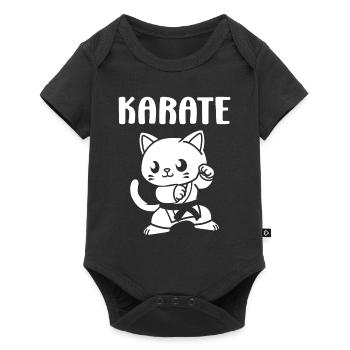 karate - Body à manches courtes Premium Bébé - noir - Devant