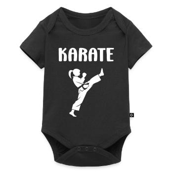 karate - Body à manches courtes Premium Bébé - noir - Devant