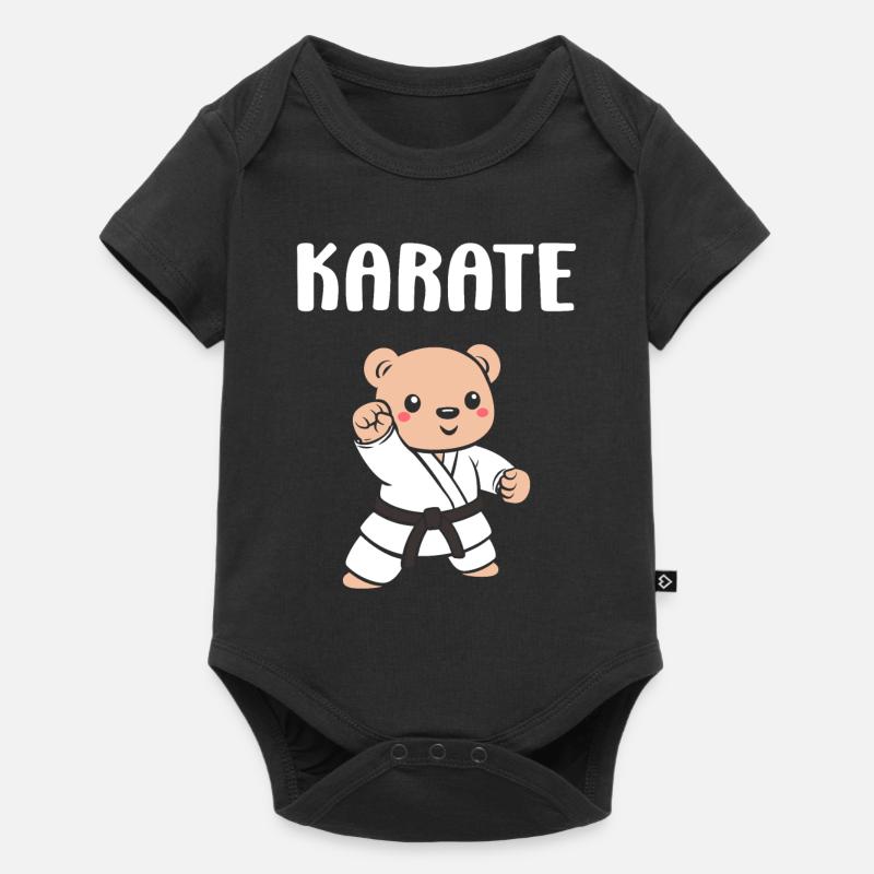 karate - Body à manches courtes Premium Bébé - noir