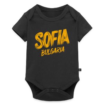Sofia Bulgaria Souvenir - Baby Premium short-sleeve bodysuit - black - Front