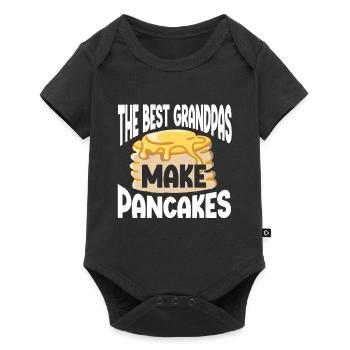 The Best Grandpas Make Pancakes Pancake Maker - Baby Premium short-sleeve bodysuit - black - Front