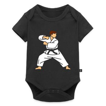 karate - Body à manches courtes Premium Bébé - noir - Devant