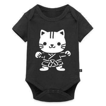 karate - Body à manches courtes Premium Bébé - noir - Devant
