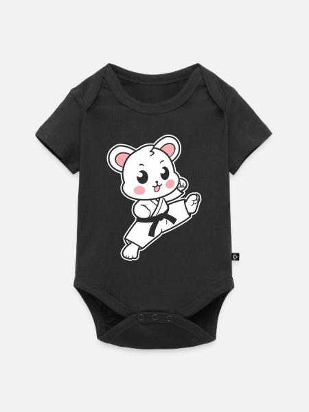 karate - Baby Premium short-sleeve bodysuit - black