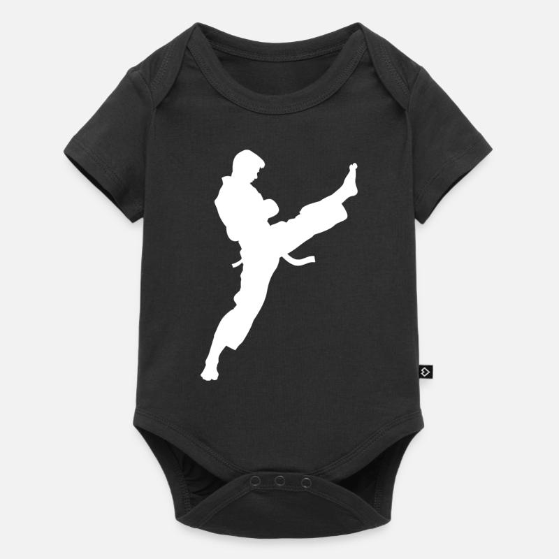 karate - Body à manches courtes Premium Bébé - noir