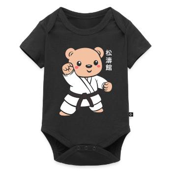 karate - Body à manches courtes Premium Bébé - noir - Devant