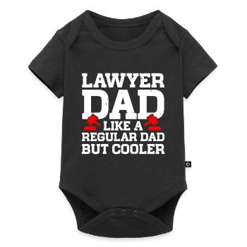 Law Lawyer - Baby Premium short-sleeve bodysuit - black - Front