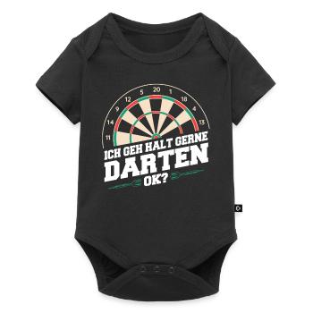 Darts Darts Darts Players Darts - Baby Premium short-sleeve bodysuit - black - Front