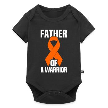 leukemia awareness blood cancer fight - Baby Premium short-sleeve bodysuit - black - Front