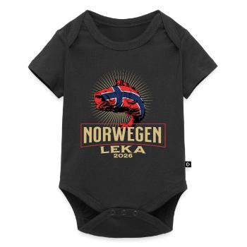 Norvège Leka 2026 - Body à manches courtes Premium Bébé - noir - Devant