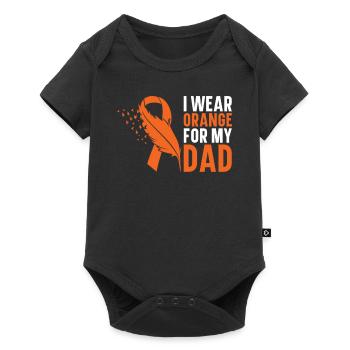 leukemia awareness blood cancer fight - Baby Premium short-sleeve bodysuit - black - Front