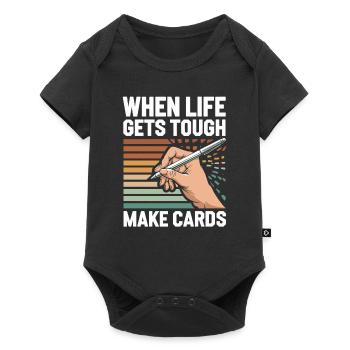 Cardmaker Scrapbooking Card Making Sets For - Baby Premium short-sleeve bodysuit - black - Front
