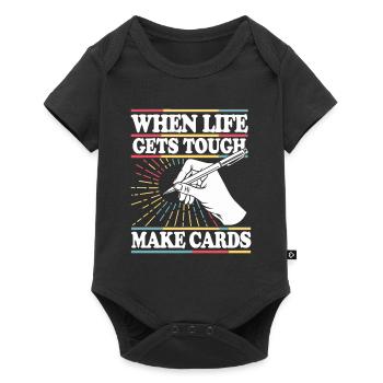 Cardmaker Scrapbooking Card Making Sets For - Baby Premium short-sleeve bodysuit - black - Front