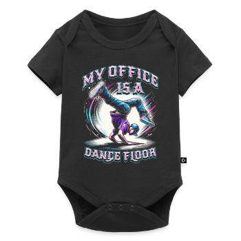 Breakdance B-boy My office is a dance floor - Baby Premium short-sleeve bodysuit - black - Front