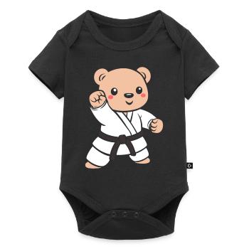 judo - Baby Premium short-sleeve bodysuit - black - Front