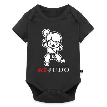 judo - Baby Premium short-sleeve bodysuit - black - Front