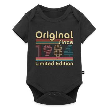 Vinatge 1984 Cadeau d’anniversaire - Body à manches courtes Premium Bébé - noir - Devant