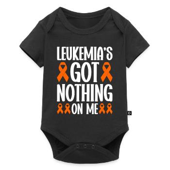 leukemia awareness blood cancer fight - Baby Premium short-sleeve bodysuit - black - Front