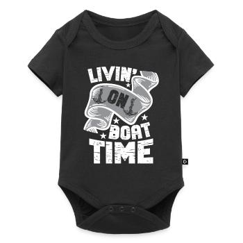Boat Captain Funny Boat Sailing Lake Boater - Baby Premium short-sleeve bodysuit - black - Front