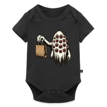 Spooky Party Trick Or Treat Halloween - Baby Premium short-sleeve bodysuit - black - Front