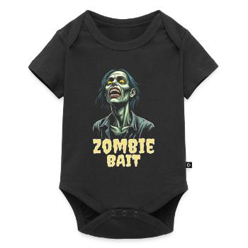 Conception de zombie d’Halloween - Body à manches courtes Premium Bébé - noir - Devant
