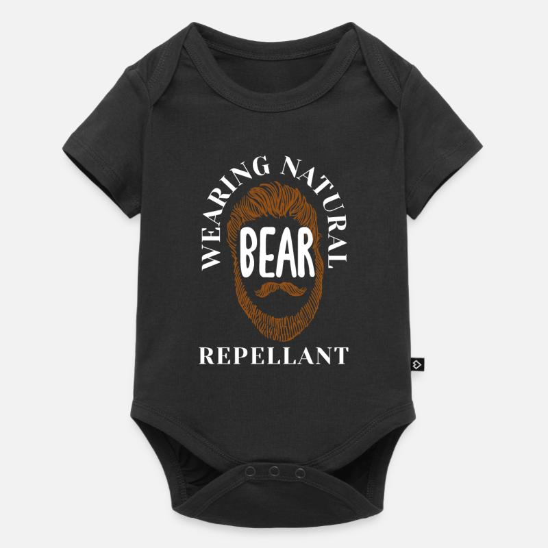 Bartpflege Bart Liebhaber Männer Bart - Baby Premium Kurzarmbody - Schwarz