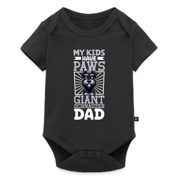 Giant Schnauzer Dad - Baby Premium short-sleeve bodysuit - black - Front