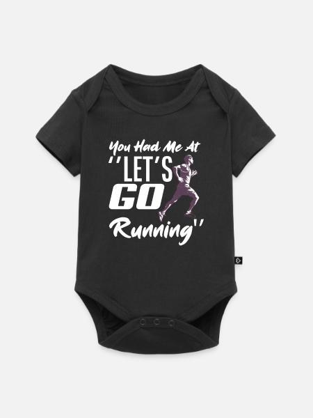 Du Hattest Mich Bei Lass Uns Laufen - Baby Premium Kurzarmbody - Schwarz
