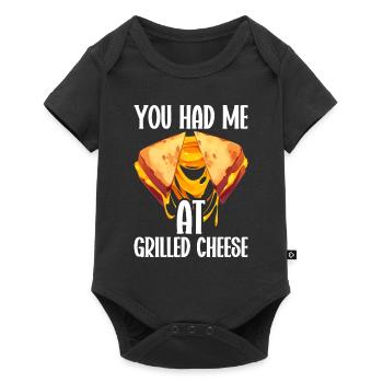 Grilled Cheese Grilled Cheese Foodie Cheese Sandwich - Body à manches courtes Premium Bébé - noir - Devant