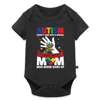 Journée de sensibilisation à l’autisme Cadeau autiste - Body à manches courtes Premium Bébé - noir - Devant