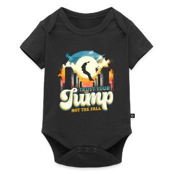 Parkour Parkour Runner Trust your jump not the fall - Baby Premium short-sleeve bodysuit - black - Front