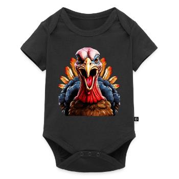 TRUTHAHN - Baby Premium Kurzarmbody - Schwarz - Vorne