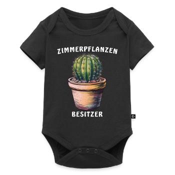 PROPRIÉTAIRE DE PLANTES D’INTÉRIEUR DE CACTUS - Body à manches courtes Premium Bébé - noir - Devant
