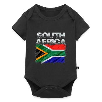 Afrique du Sud - Body à manches courtes Premium Bébé - noir - Devant