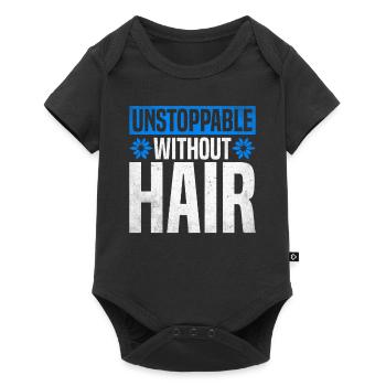Alopécie areata Awareness Perte de cheveux - Body à manches courtes Premium Bébé - noir - Devant